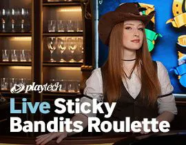 Playtech - Sticky Bandits Roulette Live