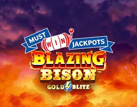 Blazing Bison Gold Blitz Must Win Jackpot